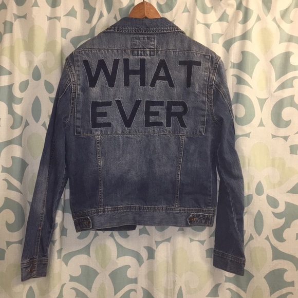 Forever 21 Jackets & Blazers - Forever 21 “WHATEVER” jean jacket